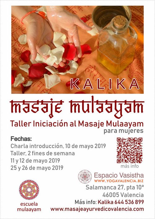 mulayam 3 mayo 2019 v500 Taller Iniciación al masaje Mulaayam, para mujeres, por Kalika (Mayo 2019)