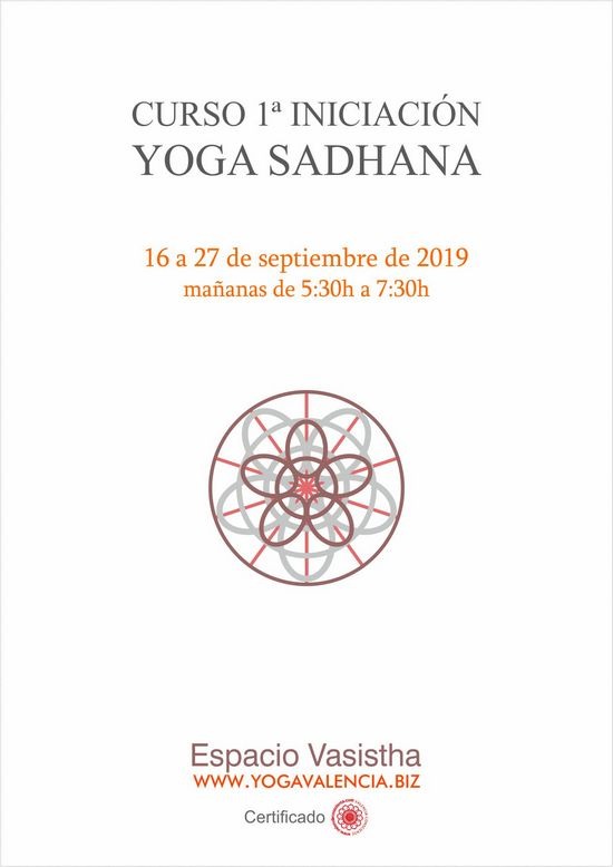 curso 14 sadhana septiembre 2019 vert550 Curso 1ª iniciación Yoga Sadhana (Septiembre 19)